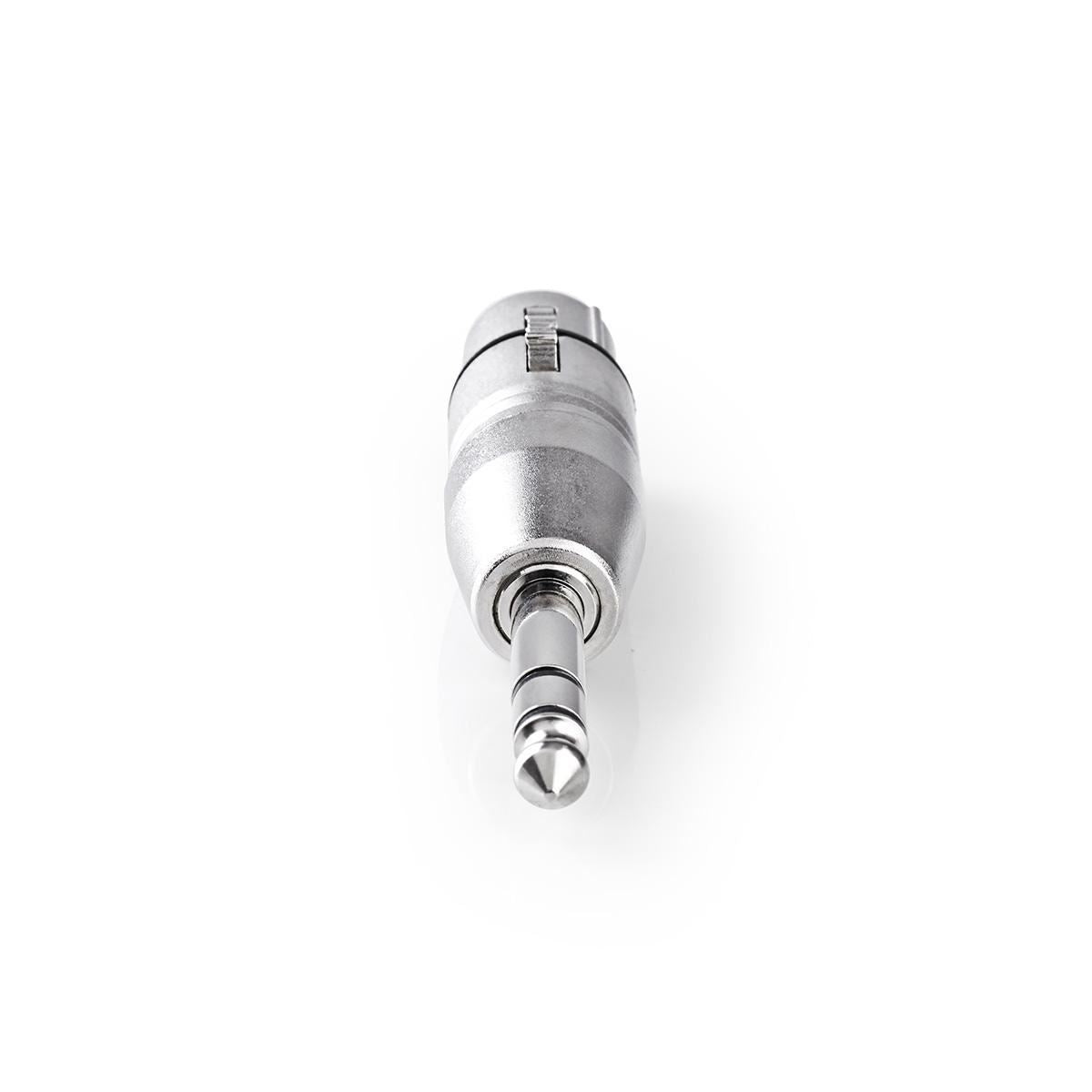 Nedis XLR Adapter 6.35mm Male to XLR 3-pin Female 10 pieces Metal CAGP15941ME