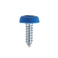 Sealey Numberplate Screw Plastic Head 4.8 x 18mm Blue Pack of 50 PTNP4