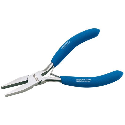 Draper 1x 125mm Carbon Steel Flat Nose Pliers Professional Tool 60741