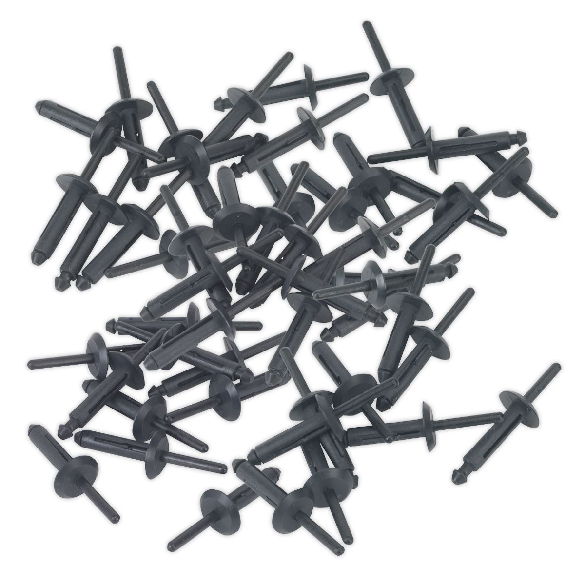 Sealey Plastic Rivet 6.3 x 25.2mm Pack of 50 PR002