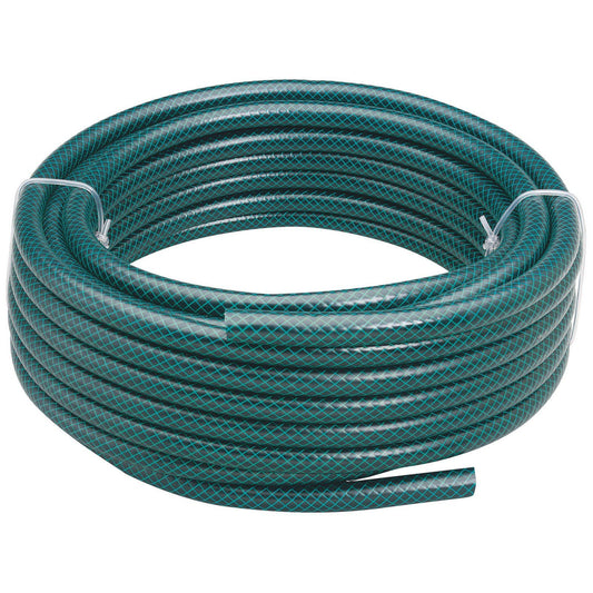 Draper 12mm Bore x 15M Green Garden Watering Hose Pipe 56311