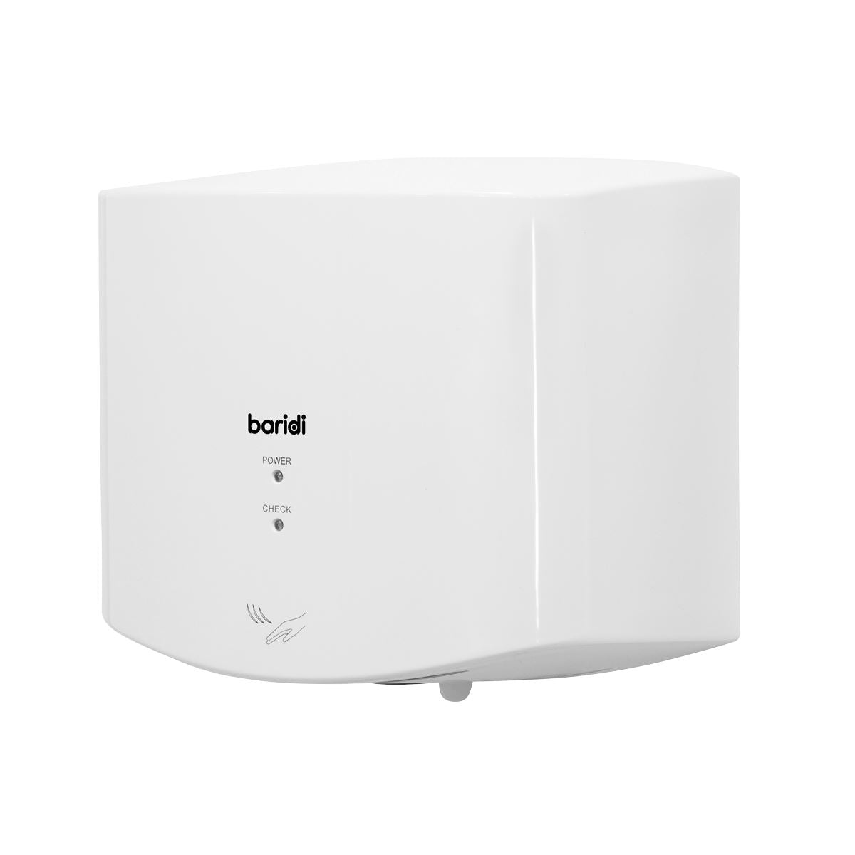 Baridi High Speed Hand Dryer with Auto Sensor 1400-1650W - White DH378