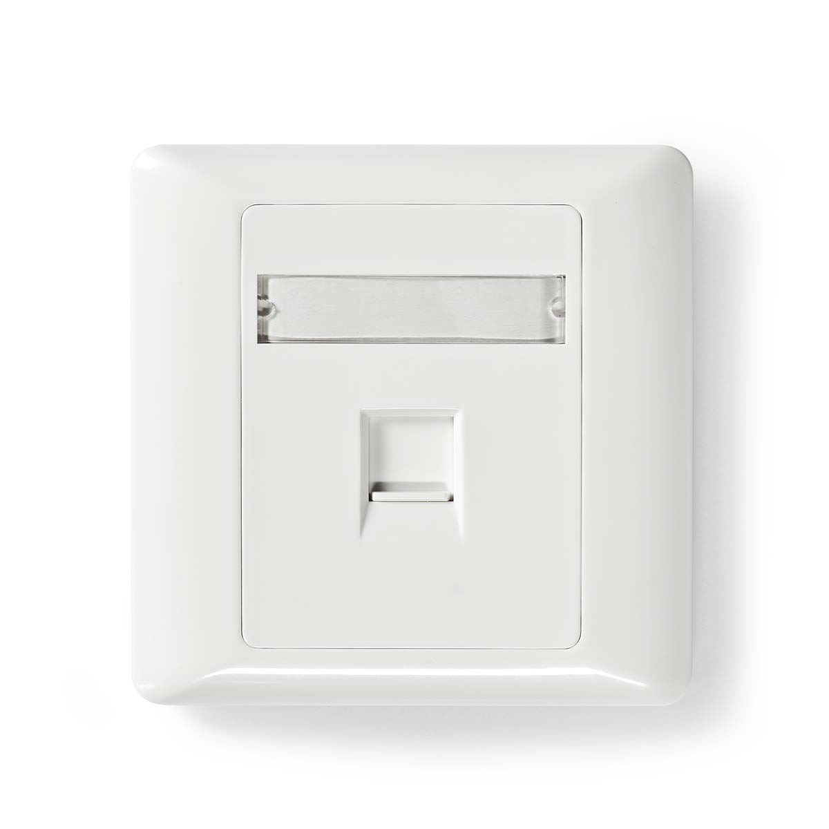 Nedis Network Keystone Face Plate Face Plate RJ45 1 port(s) ABS White Envelope