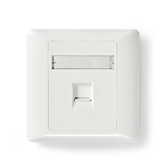 Nedis Network Keystone Face Plate Face Plate RJ45 1 port(s) ABS White Envelope