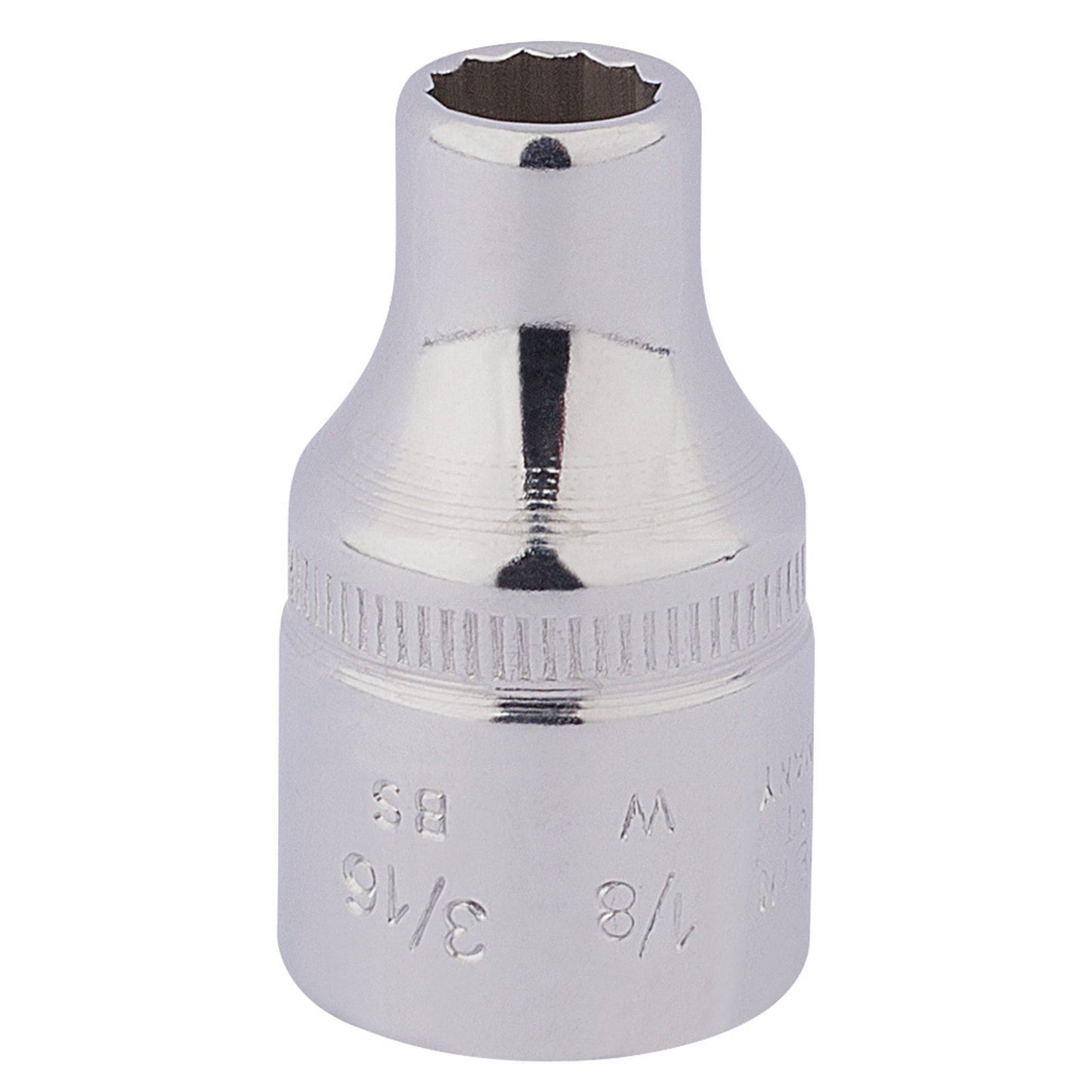 Draper 1/8" 1/2" Square Drive Elora Whitworth Bi-Hexagon Socket -No. 24799