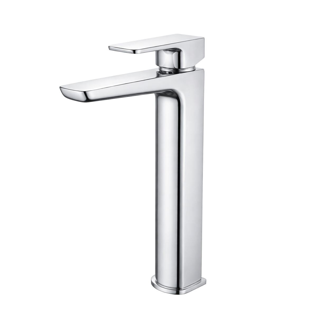 Baridi High Basin Mixer Tap with Clicker Waste - Chrome DH394