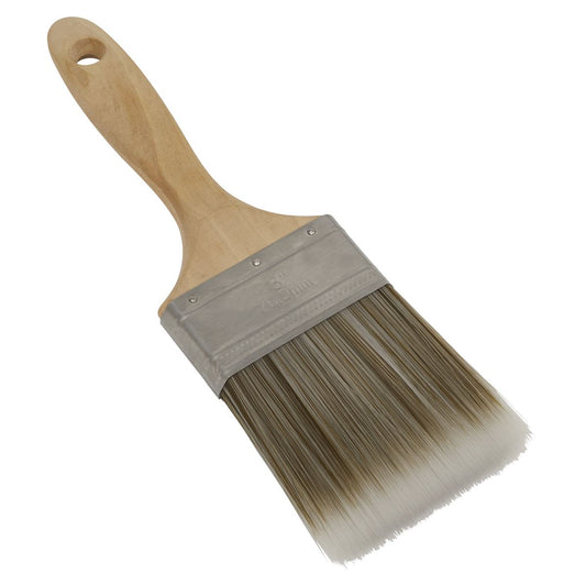 Sealey Wooden Handle Paint Brush 76mm SPBS76W