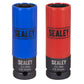 Sealey Alloy Wheel Impact Socket Set 1/2"Sq Drive 2pc SX01819