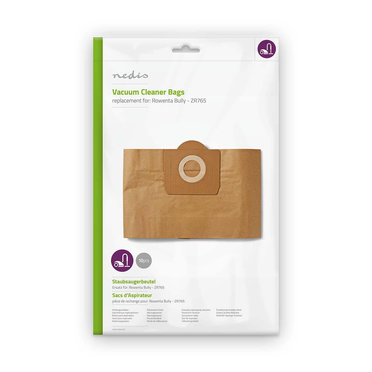 Nedis Vacuum Cleaner Bag Rowenta Bully to ZR765 DUBG110ROW10