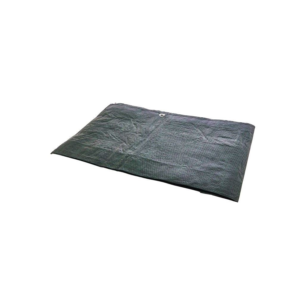 Green Heavy Duty 4x6ft Waterproof Tarpaulin Ground Sheet Light Weight Camping - S4905