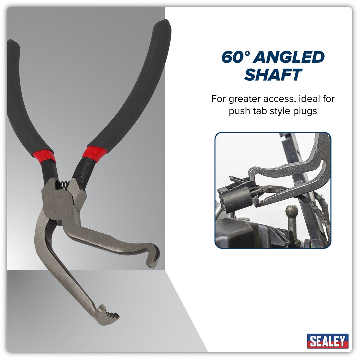 Sealey Electrical Disconnect Pliers - 60� Angled VS416A