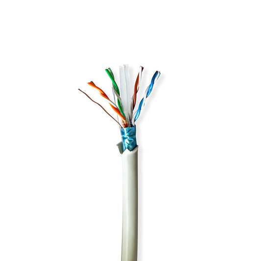 Nedis Network Cable Roll CAT6 Solid F/UTP Bare Copper 50m Indoor Round LSZH