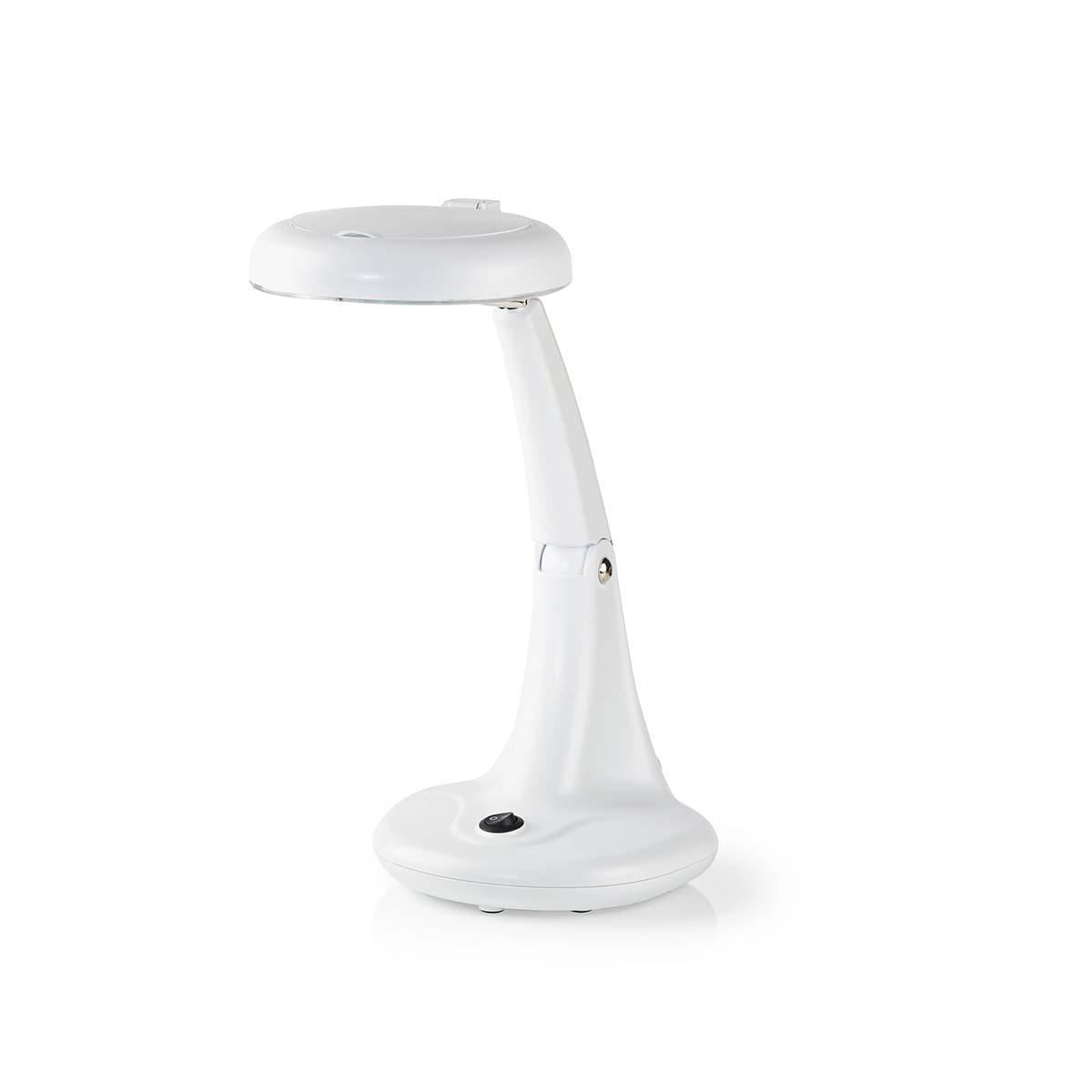 Nedis Magnifier Table Lamp 12W 6400K White MAGL12WWT