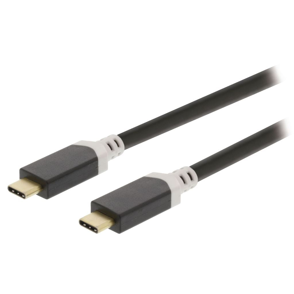 Konig USB 3.1 Cable USB-C Male to USB-C Male 1m Anthracite GEN 2 (10 Gbps)