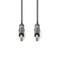 Nedis Balanced Audio Cable 6.35mm Male to 6.35mm Male 3m Grey COTH23020GY30