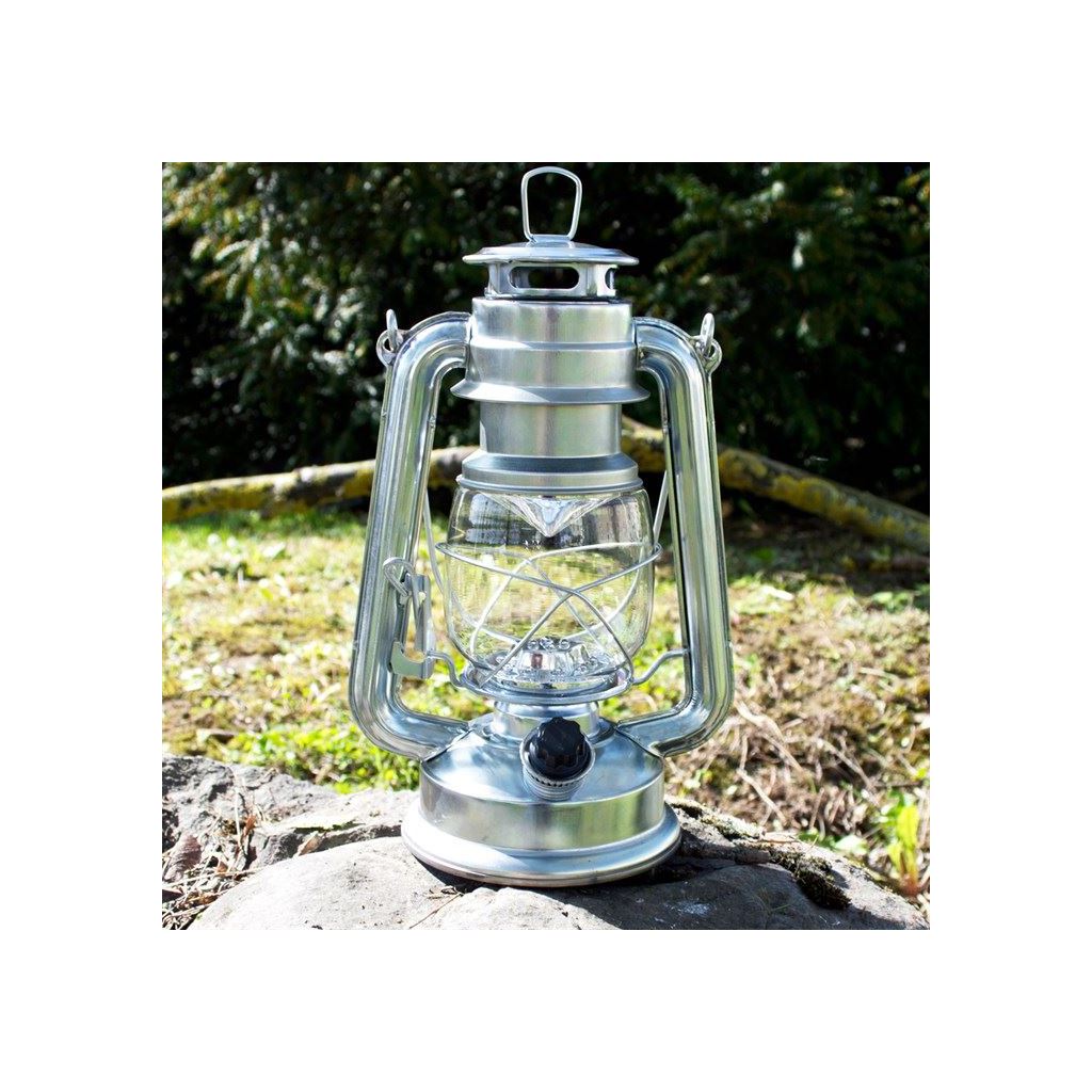 Amtech 15 LED Hurricane Lamp (Silver) - S8010