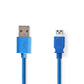 Nedis USB 3.0 Cable A Male to A Female 2m Blue CCGP61010BU20