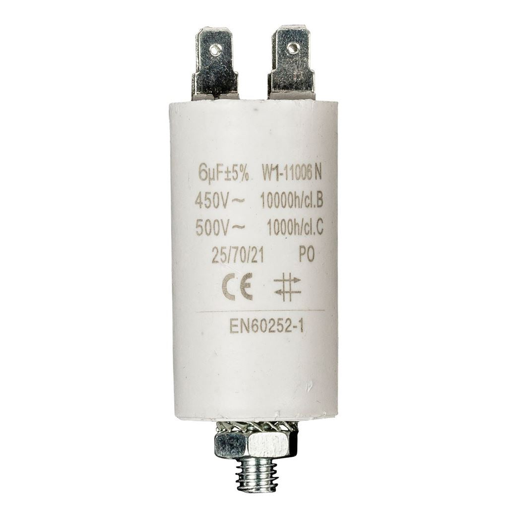 Fixapart Capacitor 6.0uf / 450 v + earth - W1-11006N