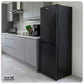 Baridi 50/50 Smart Frost Fridge Freezer 254L Capacity � Black DH329