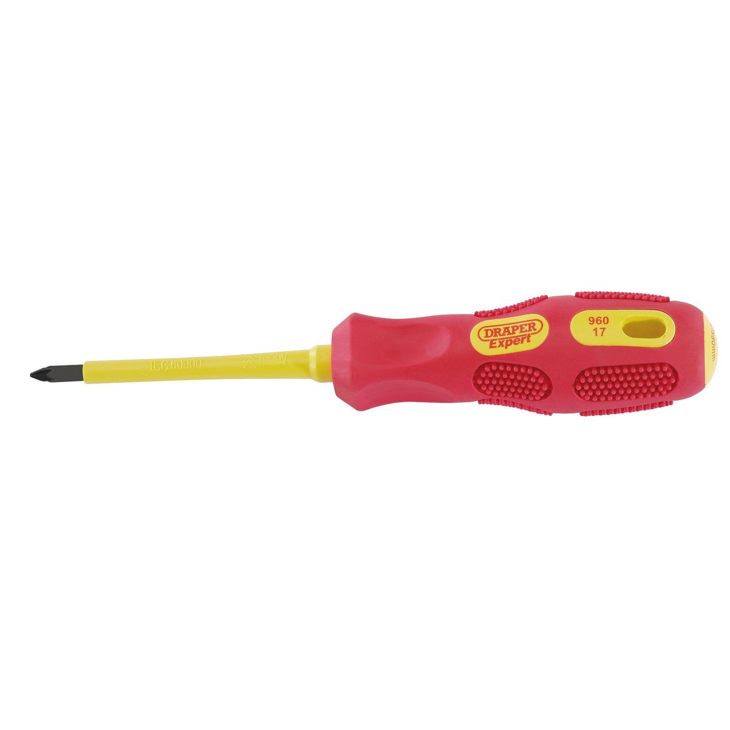 Draper No.1 X 80mm Fully Insulated PZ Slot Screwdriver 69228