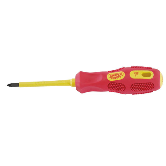 Draper No.1 X 80mm Fully Insulated PZ Slot Screwdriver 69228