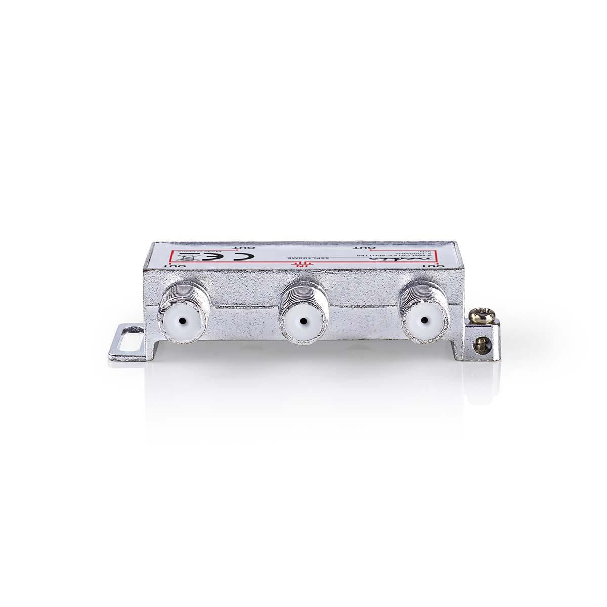 Nedis CATV F-Splitter Max 8.0 dB gain 5 to 1000 MHz 4 Outputs - SSPL400ME