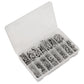 Sealey Stainless Steel Hex Socket Bolt, Washer & Nut Assortment 710pcs AB0710SS