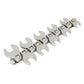 Sealey Crow's Foot Open-End Spanner Set 10pc 3/8"Sq Drive Metric S0866