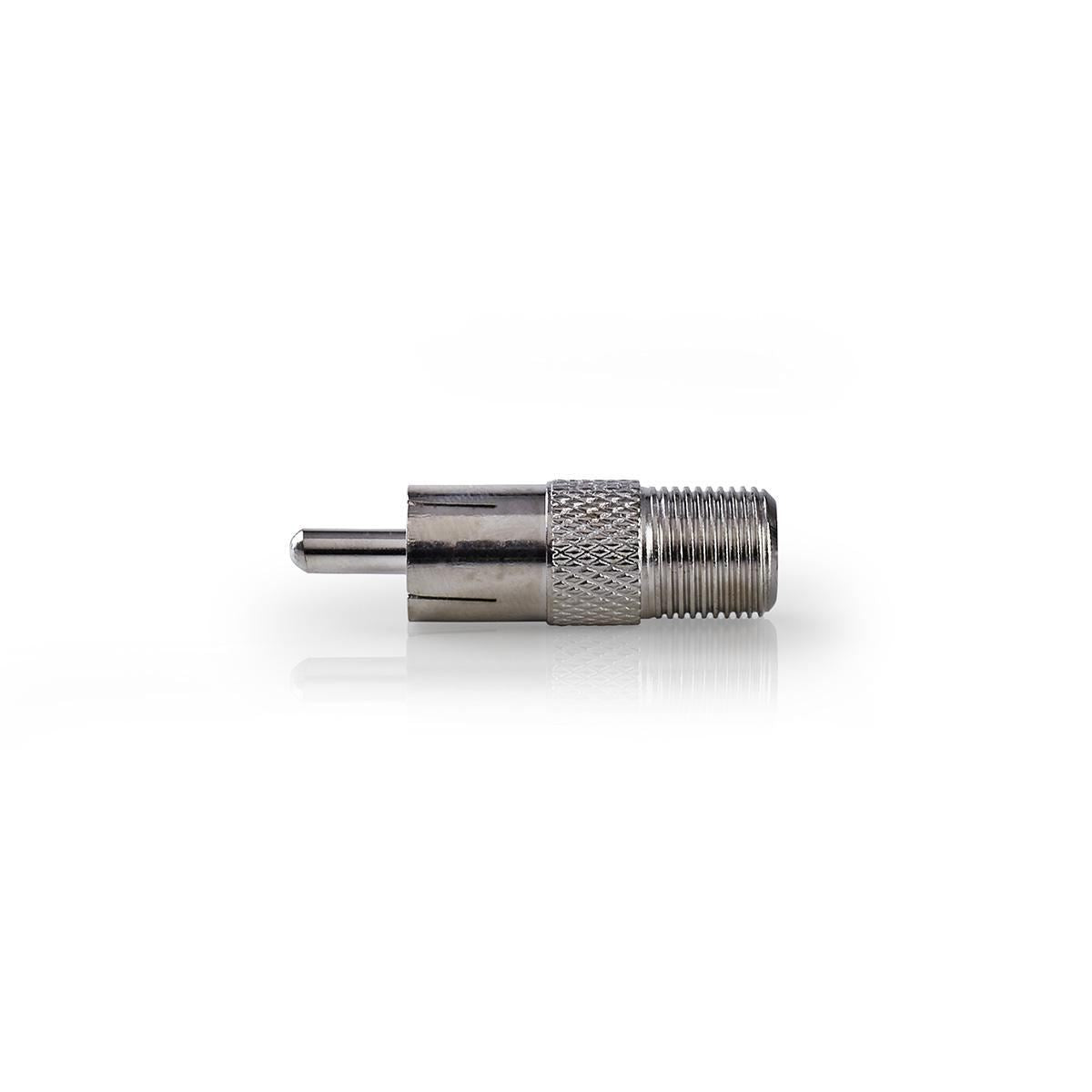 Nedis Satellite Antenna Adapter RCA Male to F Female 10 pieces Metal CSGP41970ME