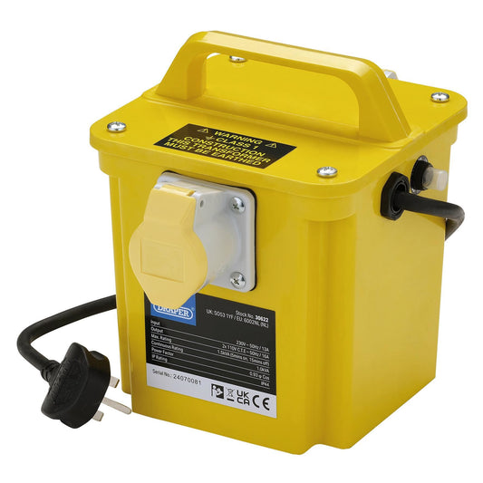 Draper 110V Portable Transformer, 1.5kVA