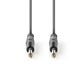 Nedis Unbalanced Audio Cable 6.35mm Male to 6.35mm Male 5m Grey COTH23000GY50