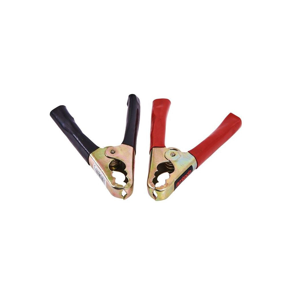 Crocodile 2x Jump Lead Clips Replacement Leads Head Emergency Car Van Breakdown - J0350