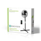 Nedis Stand Fan 40cm 3-Speed Oscillation 40W Adjustable height Shut-off Timer - FNST15CBK40