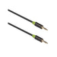 Konig Stereo audio cable 3.5mm male to male 1m grey - CABW22000AT10