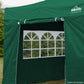 Sealey Dellonda Premium Side Walls/Doors/Windows for Gazebo/Marquee, Fits 2 x 2m Models - Dark Green DG144