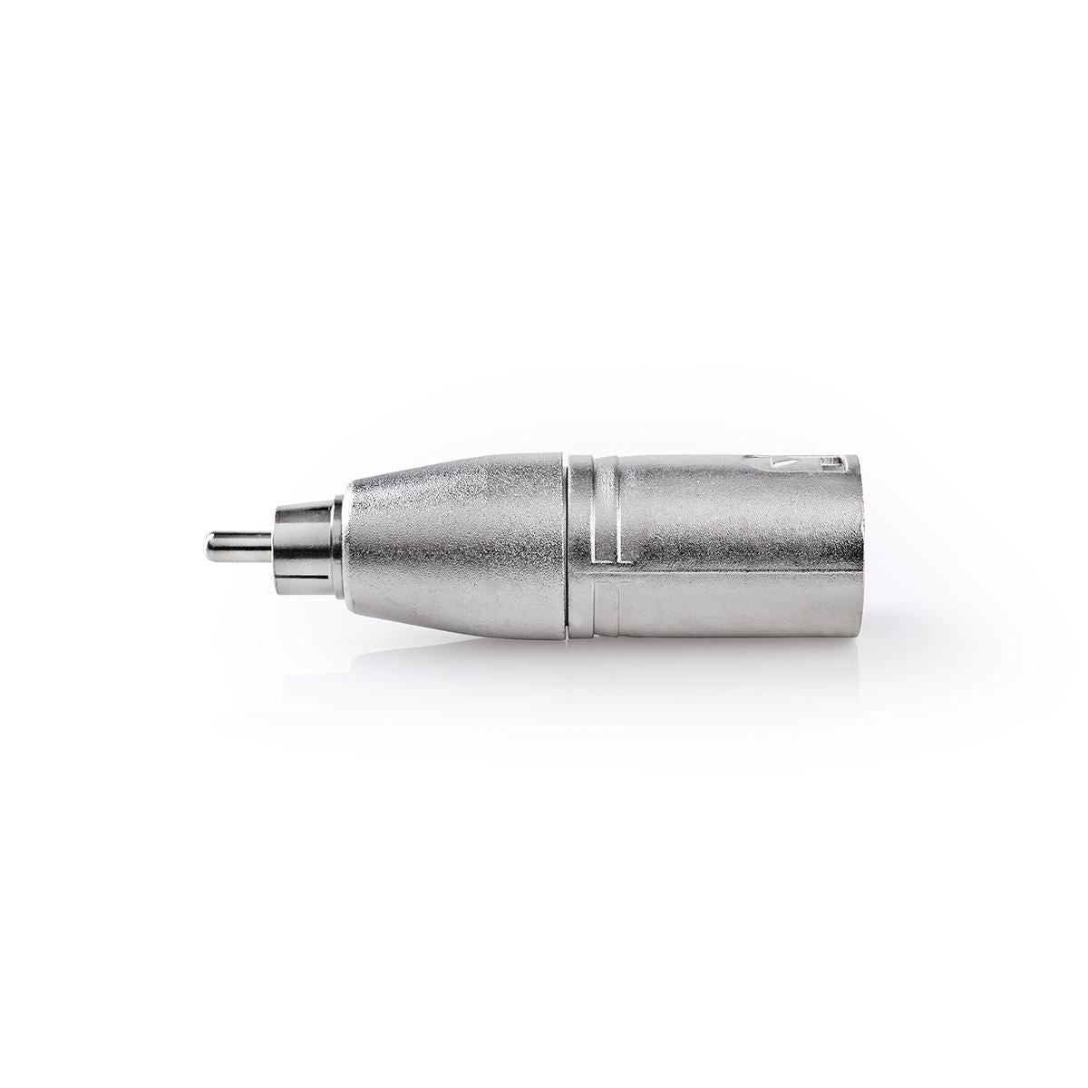 Nedis XLR Adapter XLR 3-pin Male to RCA Male 10 pieces Metal CAGP15931ME