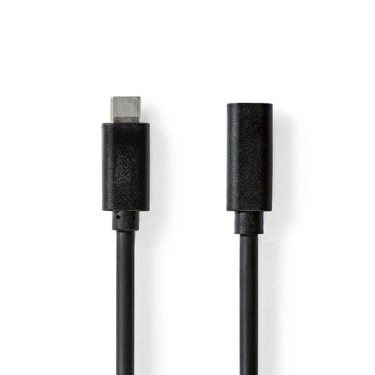 USB Cable USB3.2 Gen 1 USB-C Male USB-C Female 60W 4K@60Hz 5 Gbps Nickel  2m