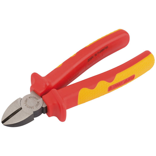 Draper Expert VDE Approved Fully Insulated Diagonal Side Cutters, 180mm - 69179