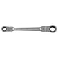 Sealey Ratchet Ring Spanner 4-in-1 Flexi-Head Reversible Metric AK63947