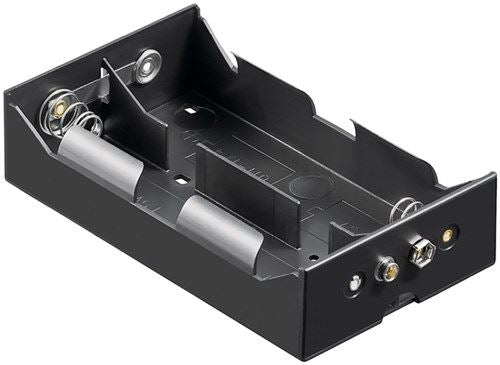 Goobay 4x D (Mono) Battery Holder black Push on (11977)