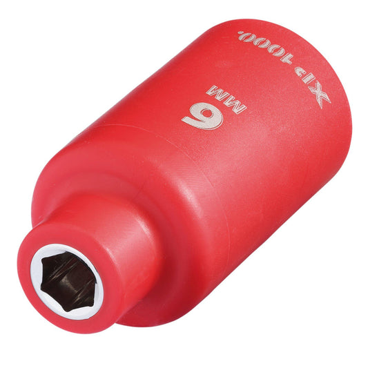 Draper XP1000 VDE Socket, 3/8" Sq. Dr., 6mm