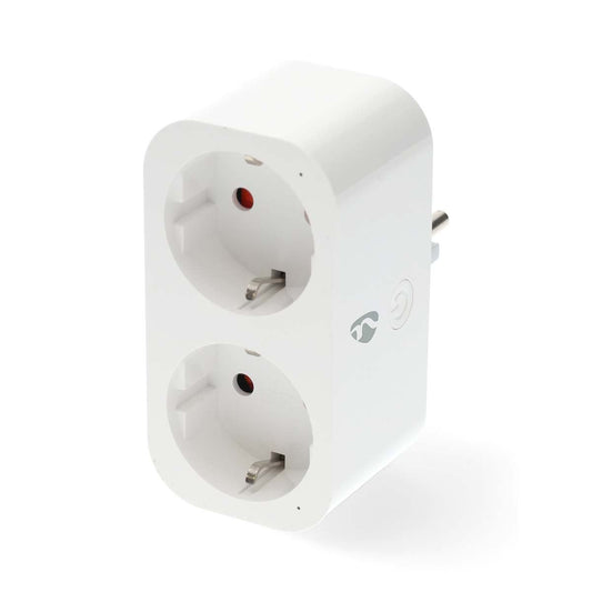 Nedis SmartLife Plug Wi-Fi Power meter 3680W EU Type F Android/IOS White 1pc