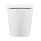 Baridi Back-to-Wall Toilet with Soft Close Seat & Rimless Flush � White DH334