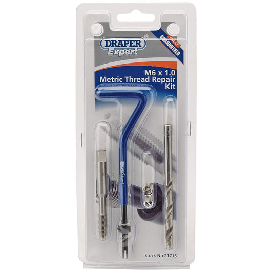 Expert M6 X 1.0 Metric Thread Repair Kit Draper 21715