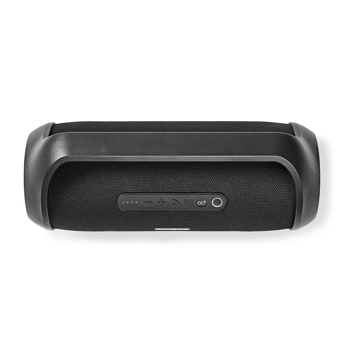 Nedis Party Boombox 6 Hours Playtime Bluetooth® TWS Carrying Handle Black - SPBB320BK