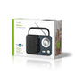 Nedis FM Radio 2.4W Carying Handle Black/Grey - RDFM1300GY