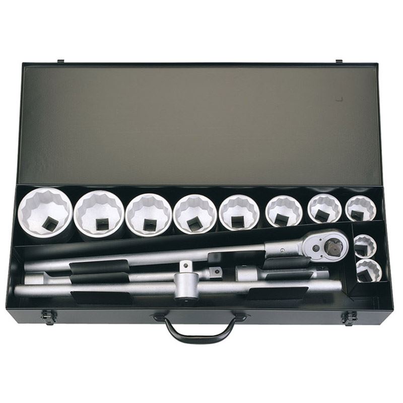 1" Square Drive Elora Metric Socket Set (14 Piece) Draper 53037