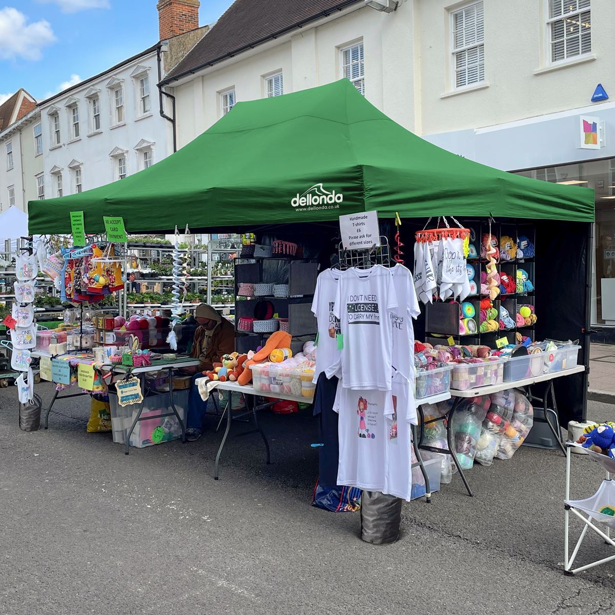 Dellonda 3x4.5m Pop-Up Gazebo Water Resistant w/Carry Bag/Rope/Stakes Dark Green