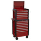 Sealey 7 Drawer Rollcab & 4 Drawer Topchest Combination AP3411STACK