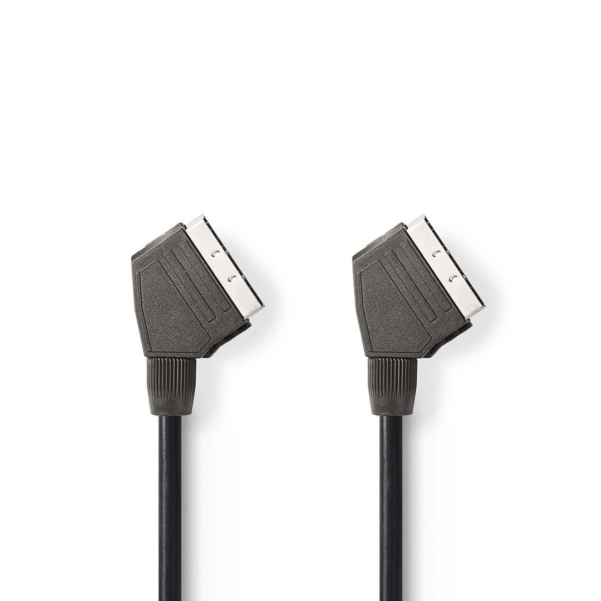 Nedis SCART Cable SCART Male SCART Male Nickel Plated 480p 1.5m Round PVC Black